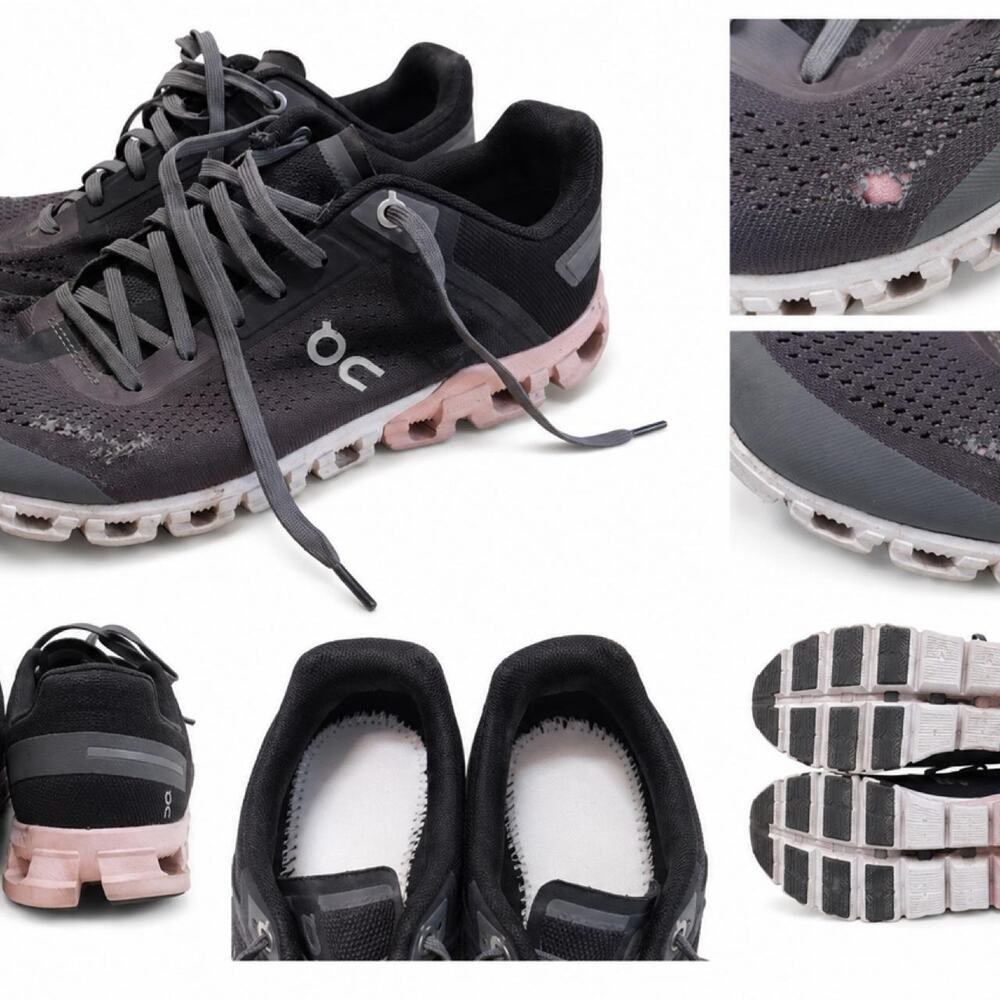 On Running Cloudswift 2 black & gray sneakers women sz 9